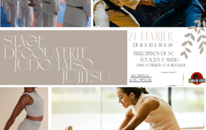 Stage découverte Taïso-jujitsu-judo du 24 février 2026